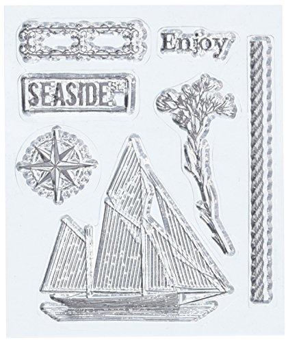 Prima Marketing 572594 Seashore Stamps, Clear