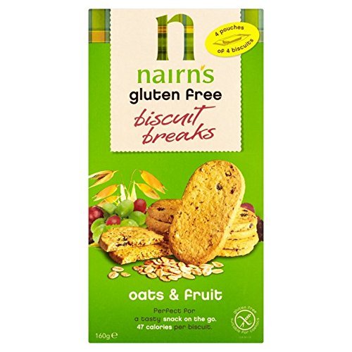 Nairns Gluten Free Biscuit Breaks Oats & Fruit 160g