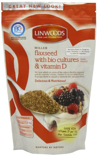 Linwoods Flaxseed with Probiotic & Vitamin D - 360g (Pack of 2)