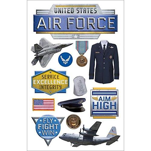 Paper House 3D Stickers, Air Force