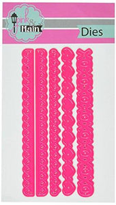 Pink & Main Heart Borders Dies