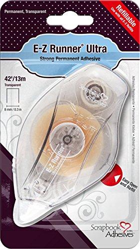 Scrapbook Adhesives by 3L double Sided E-Z Runner Ultra Strong Adhesive Dispenser, 42-feet