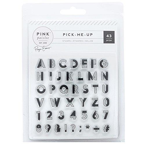 Paige Evans 43 Piece Acrylic Stamp Pick Me up Embellishments
