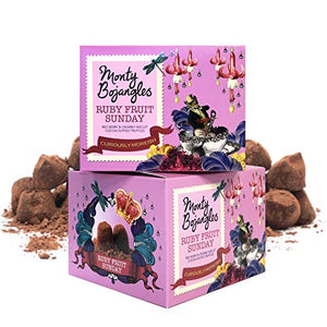 Monty Bojangles Ruby Fruit Sunday Cocoa Dusted Truffles, 2 x 150g Gift Boxes (Choose from 9 flavours)