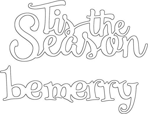 Penny Black Series Creative Dies 51-382 Tis the Season