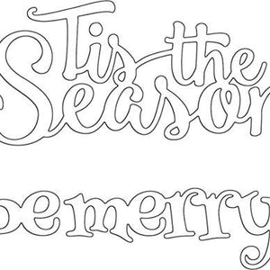 Penny Black Series Creative Dies 51-382 Tis the Season