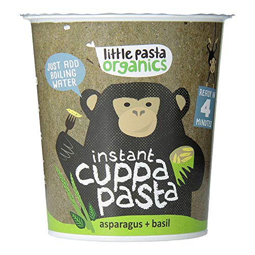 Little Pasta Organics Organic Asparagus and Basil Pesto Instant Pasta Pot 45 g