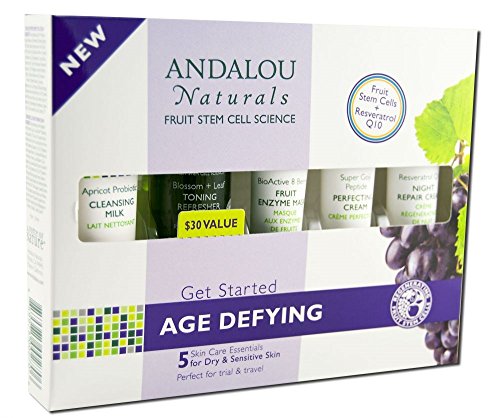 Pack of 3 x Andalou Naturals Get Started Age Defying - 5 Piece Kit