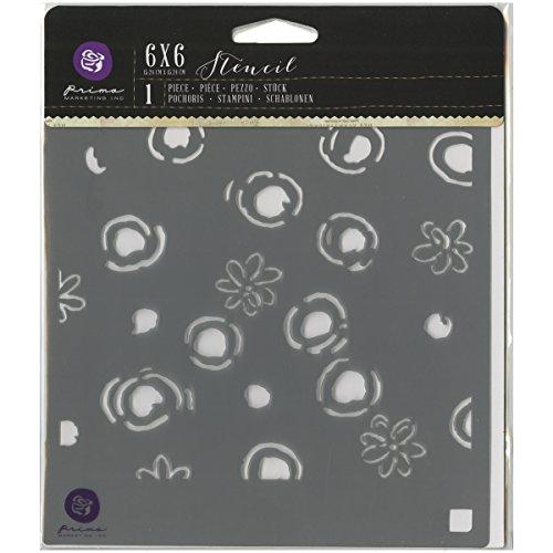 Prima Marketing Designer Stencil 6"X6"-Young Spring