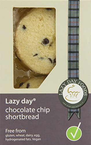 Lazy Day Foods Chocolate Chip Shortbread 150 g (Pack of 4)