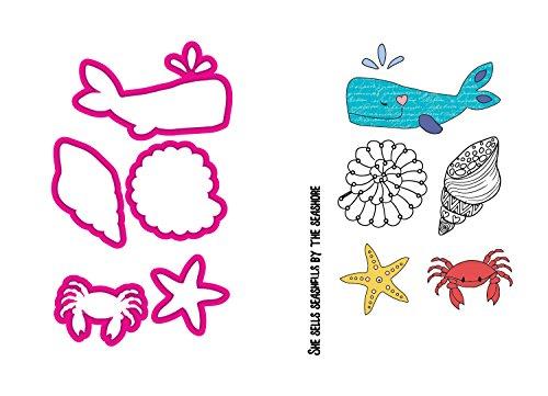 Prima Marketing Inc. 655350912604 Julie Nutting Stamp and Dies, Mixed Colors
