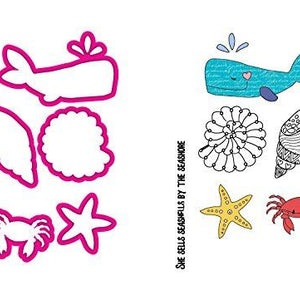Prima Marketing Inc. 655350912604 Julie Nutting Stamp and Dies, Mixed Colors