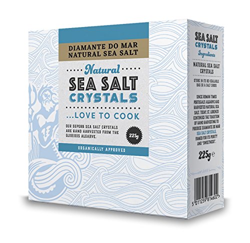 Diamante Do Mar Natural Sea Salt Crystals 225g (Pack of 4)