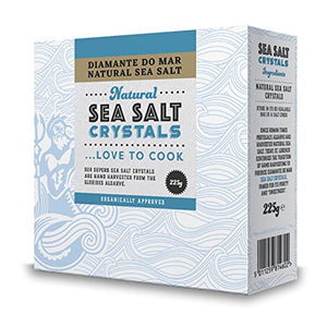 Diamante Do Mar Natural Sea Salt Crystals 225g (Pack of 4)