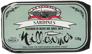 La Gondola Millesimes Sardines Matured in Olive Oil 120 g (Pack of 5)