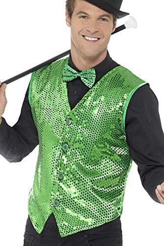 Smiffys 43131L Sequin Waistcoat (Large)