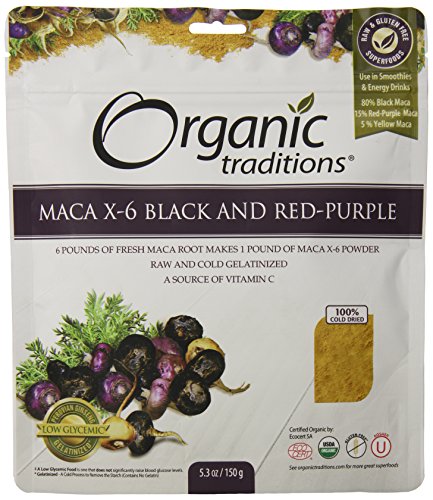 Organic Traditions Maca X-6 Powder, 150 g