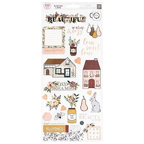 Pink Paislee 310682 Cardstock Stickers, Multi