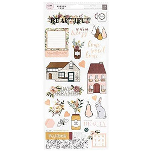 Pink Paislee 310682 Cardstock Stickers, Multi