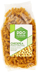 Profusion Organic Gluten Free Chick Pea Fusilli Pasta 300 g (Pack of 6)