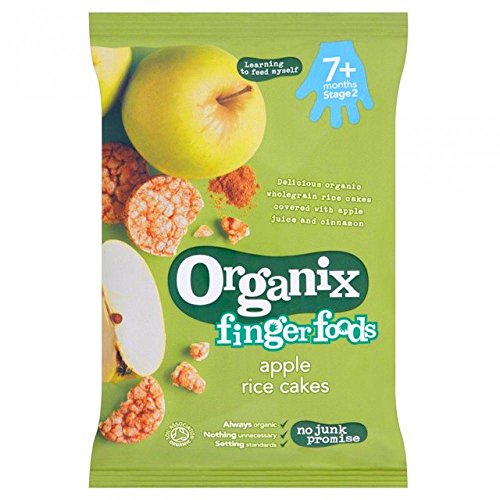 Organix Organic Apple Rice Cakes 50g (Pack of 7)