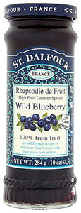 St Dalfour Wild Blueberry Spread 284 g (Pack of 6)