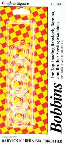 Plastic Machine Bobbins-5/Pkg