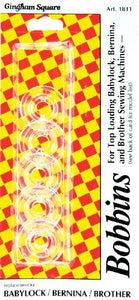 Plastic Machine Bobbins-5/Pkg