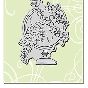 Stampendous Cling Rubber Stamp Blooming Globe