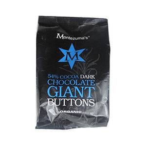 Montezumas Chocolate Organic Giant Buttons Bags (Dark Buttons) (1 x 180g)
