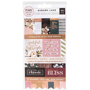 Pink Paislee 310685 Stickers, Multicolor