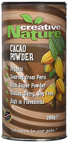 Creative Nature Peruvian Cacao Powder 200 g (Pack of 2)
