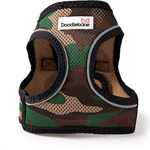 Snappy Mesh Harness Camouflage X-Small| Doodlebone