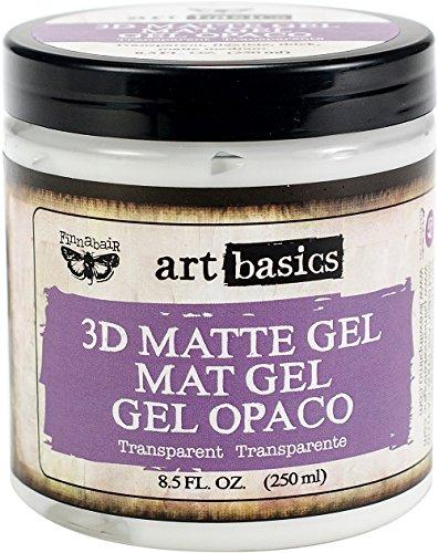 Prima Marketing Art Basics 3D Matte Gel, 8.5-Ounce, Transparent