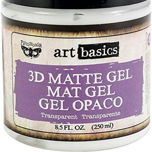 Prima Marketing Art Basics 3D Matte Gel, 8.5-Ounce, Transparent