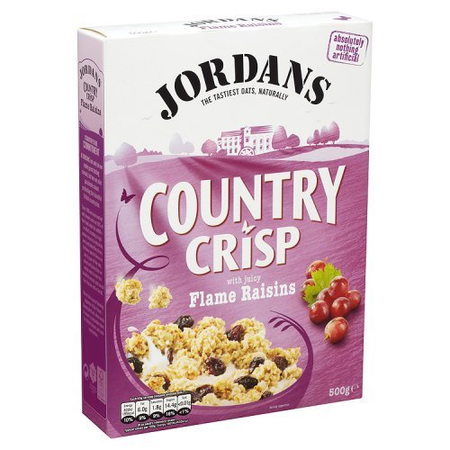 Jordans Country Crisp with Juicy Flame Raisins, 500g