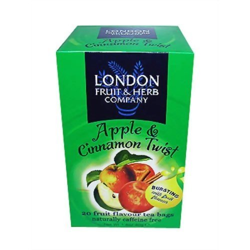 London Fruit & Herb Co Apple & Cinnamon Twist 20 Bags (Pack of 6)