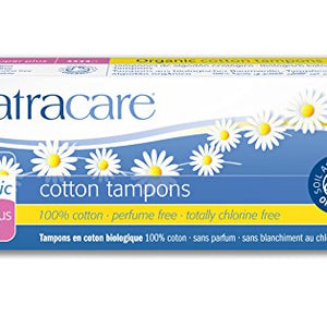 Natracare Organic All Cotton Tampons  - Super Plus 20