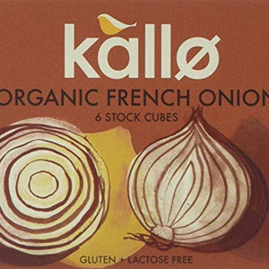 Kallo Organic French Onion Stock Cubes 66 g (Pack of 15)