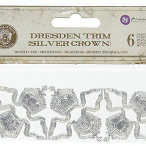 Prima Marketing Dresden Silver Crown Trim