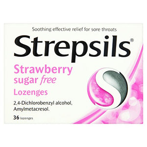 6 x Strepsils Strawberry S/F 36