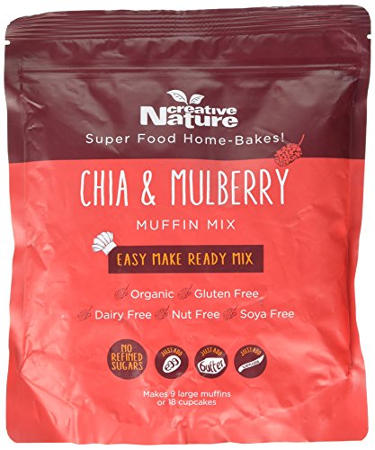 Superfood Creative Nature Ready Mixes Chia and Mulberry Muffin Mix 400 g (Pack of 2)