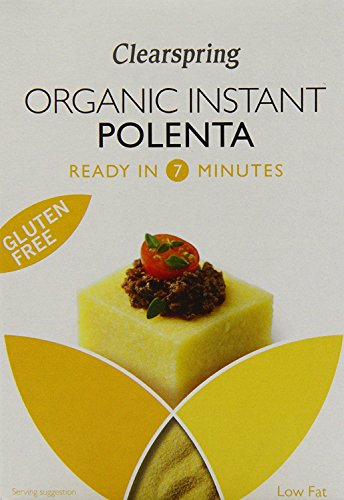 Clearspring Organic Gluten Free instant Polenta 200 g (Pack of 3)