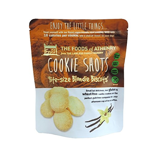 The Foods Of Athenry Cookie Shots Bite Size Blondie Biscuit 120g (Pack of 6)