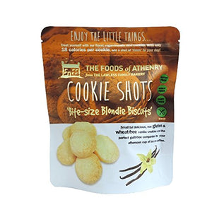The Foods Of Athenry Cookie Shots Bite Size Blondie Biscuit 120g (Pack of 2)