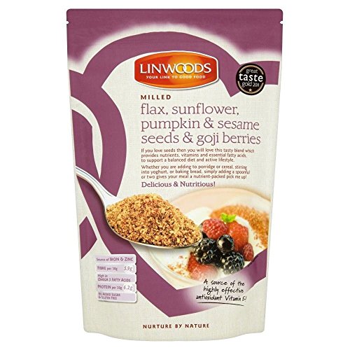 Linwoods Flax, Sunflower, Pumpkin and Sesame Seeds & Goji Berries 425g (Pack of 6)