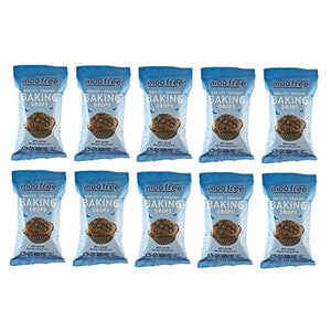 Organic Dairy Free Baking Drops - Milk Chocolate Tasting - Moo Free 150g (Pack of 10)