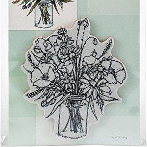 Penny Black Vase Garden Cling Unmounted Rubber Stamp (40-605)