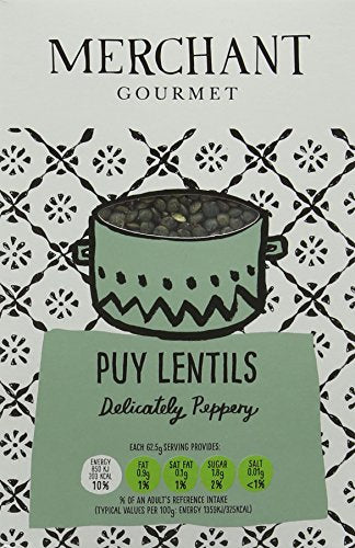 Merchant Gourmet Authentic Puy Lentils 500 g (Pack of 4)