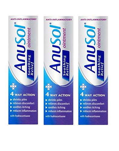 Anusol Soothing Relief Ointment 15g - 3 Pack